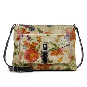 💐Patricia Nash Kirby Crossbody in Parisian Newspaper